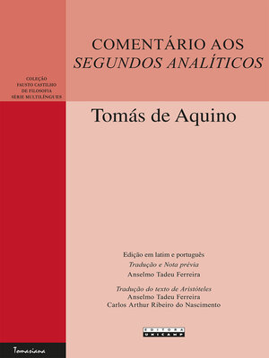 cover image of COMENTÁRIO AOS SEGUNDOS ANALÍTICOS